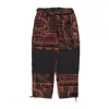 Funky Tribe Fleece Trousers Rust Men's Sweatpants In Rust