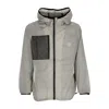 Funky Yeti Men's Windbreaker Nylon Ripstop Windbreaker Grey In Grey
