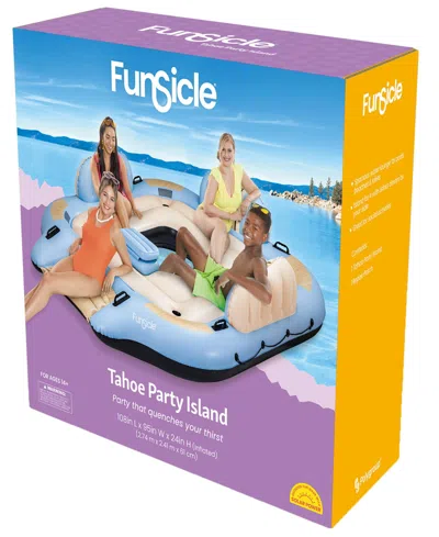 Funsicle Tahoe Party Island Pool Float In Multi