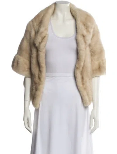 Pre-owned Fur Adolph Steindler  Jacket In Neutral
