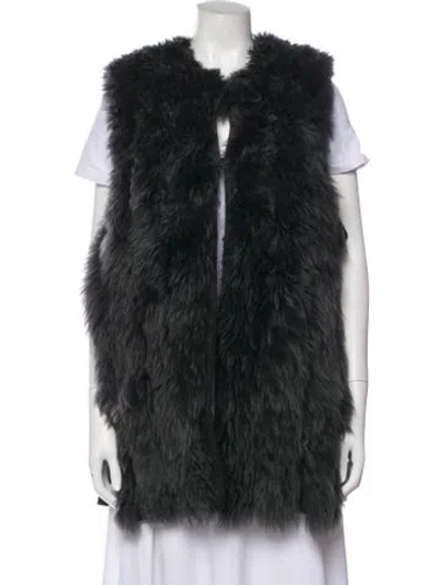 Pre-owned Fur Baby Alpaca  Coat In Multi