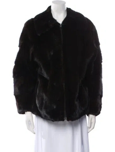 Pre-owned Fur Baby Cashmere  Coat In Black