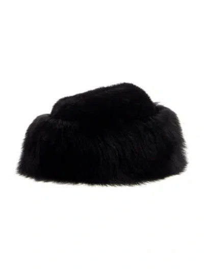 Pre-owned Fur Black  Unbranded Trapper Hat