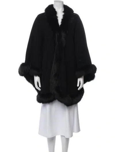 Pre-owned Fur Coat In Black
