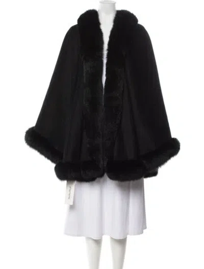 Pre-owned Fur Coat In Black