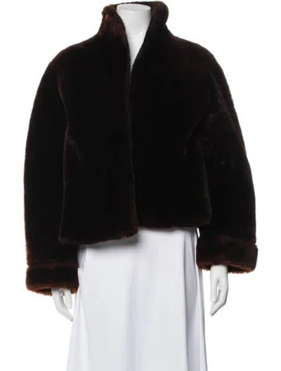 Pre-owned Fur Coat In Brown