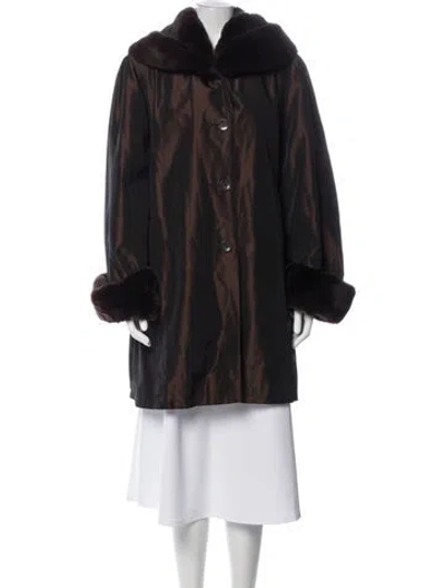 Pre-owned Fur Coat In Brown