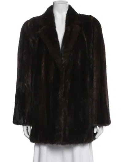 Pre-owned Fur Coat In Brown