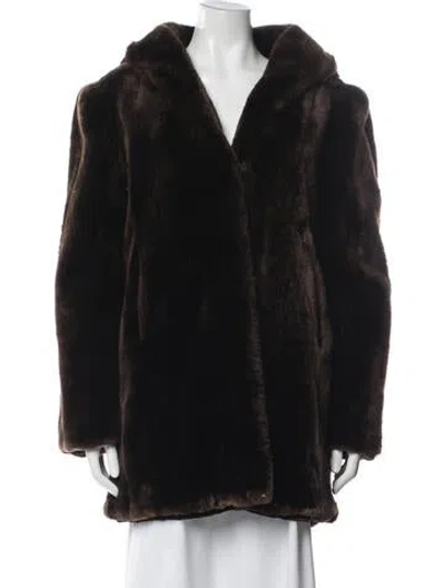 Pre-owned Fur Coat In Brown