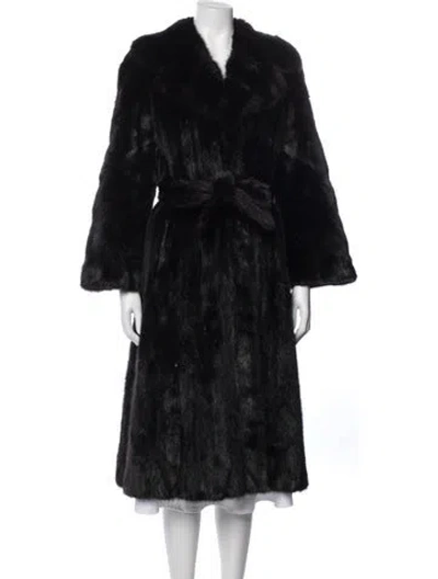 Pre-owned Fur Coat In Brown