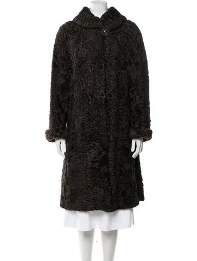 Pre-owned Fur Coat In Brown