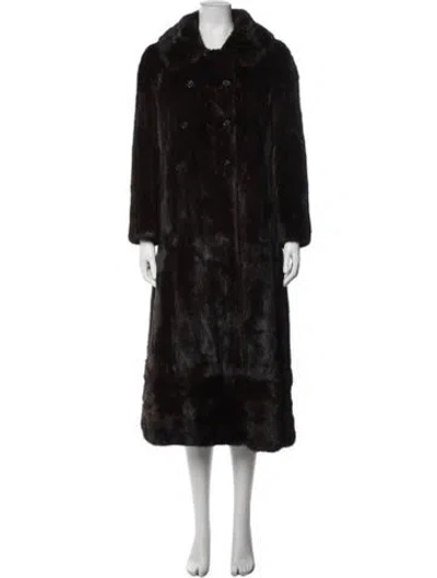 Pre-owned Fur Coat In Brown