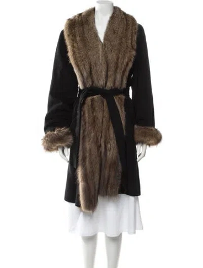 Pre-owned Fur Coat In Brown