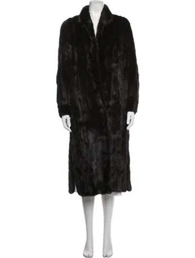 Pre-owned Fur Coat In Brown
