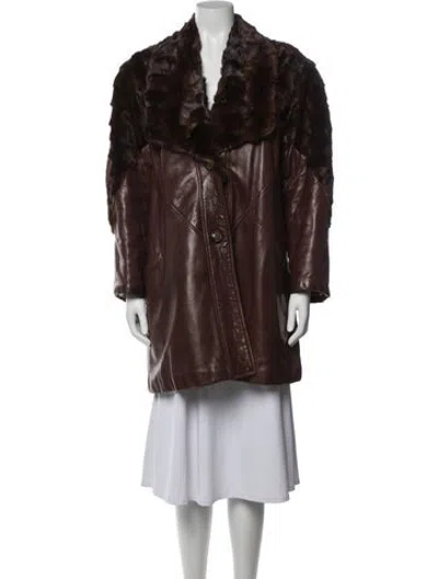 Pre-owned Fur Coat In Brown