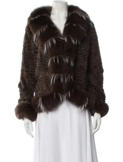 Pre-owned Fur Coat In Multi