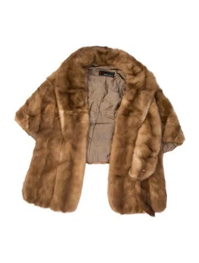 Pre-owned Fur Dickey In Brown