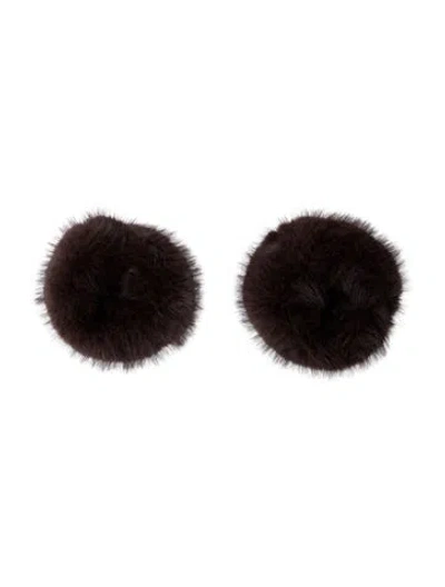 Pre-owned Fur Fox  Cuffs In Brown