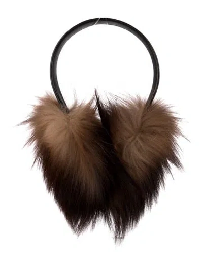 Pre-owned Fur Fox  Earmuffs In Multi