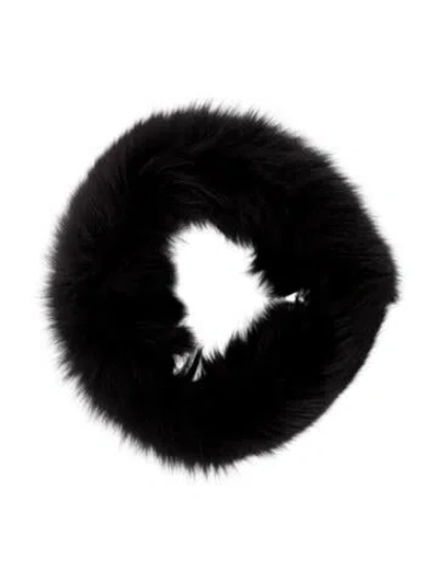 Pre-owned Fur Fox  Headband In Black