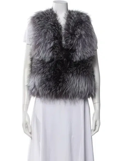 Pre-owned Fur Fox  Jacket In Multi