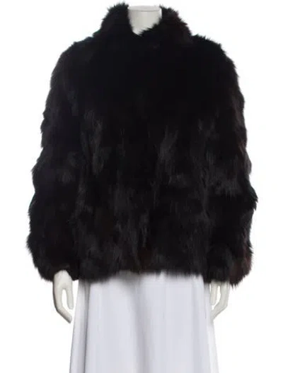Pre-owned Fur Fox  Jacket In Multi