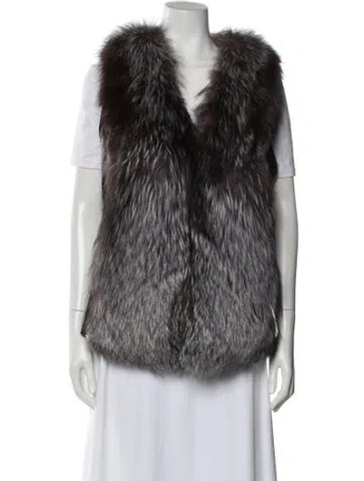 Pre-owned Fur Fox  Jacket In Multi