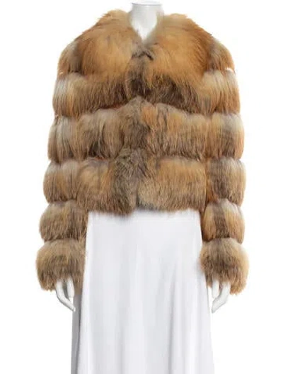 Pre-owned Fur Fox  Jacket In Multicolor