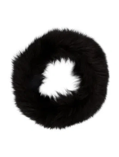 Pre-owned Fur Fox Headband In Brown