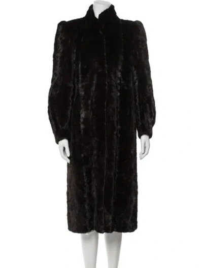 Pre-owned Fur Coat In Brown