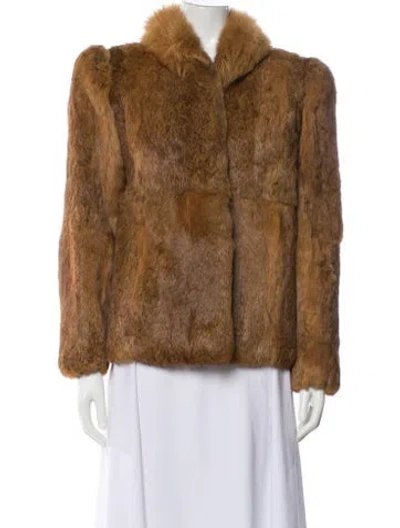 Pre-owned Fur Coat In Brown