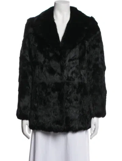 Pre-owned Fur Jacket In Black