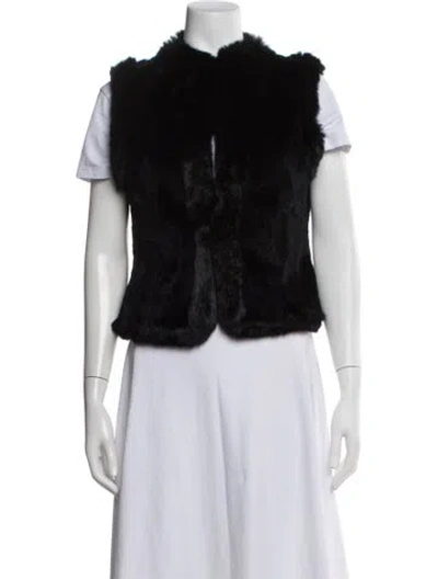 Pre-owned Fur Jacket In Black