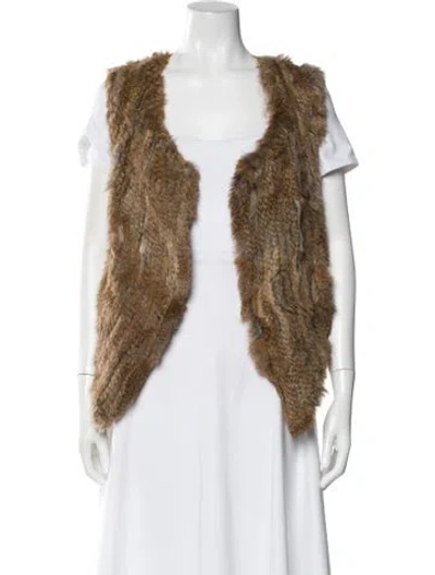 Pre-owned Fur Jacket In Brown