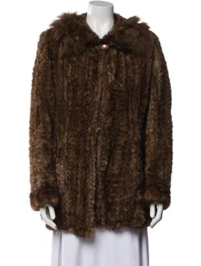 Pre-owned Fur Jacket In Brown
