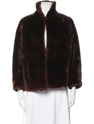 Pre-owned Fur Jacket In Brown