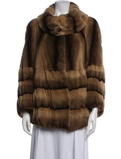 Pre-owned Fur Jacket In Brown