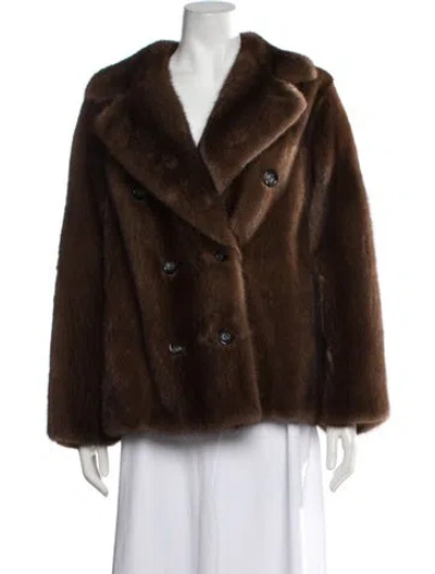 Pre-owned Fur Jacket In Brown