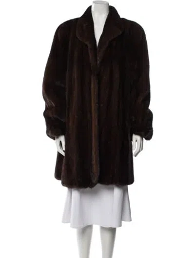 Pre-owned Fur Jacket In Brown