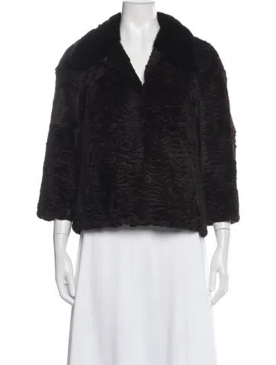 Pre-owned Fur Jacket In Brown