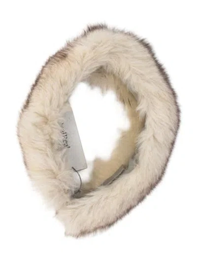 Pre-owned Fur Headband In Brown/neutrals