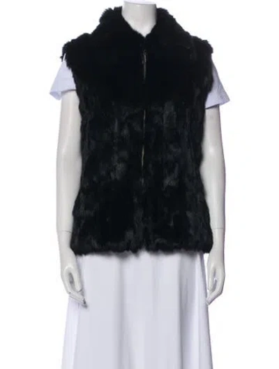 Pre-owned Fur Jacket In Black