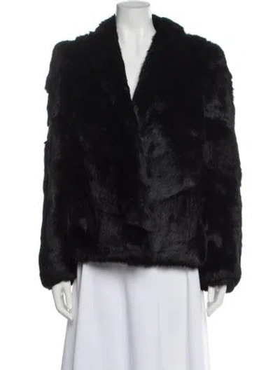 Pre-owned Fur Jacket In Black