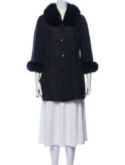 Pre-owned Fur Jacket In Black