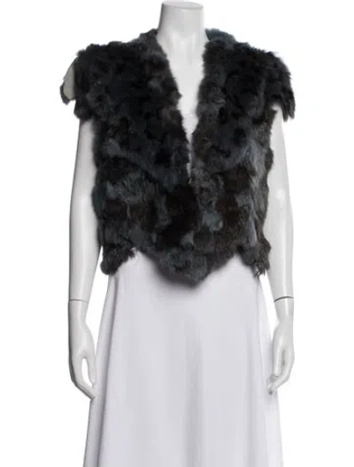 Pre-owned Fur Jacket In Black