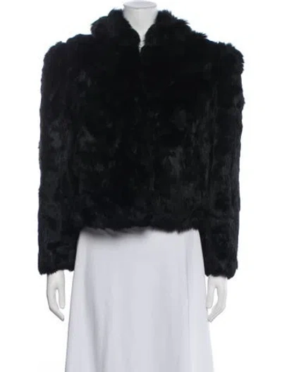 Pre-owned Fur Jacket In Black