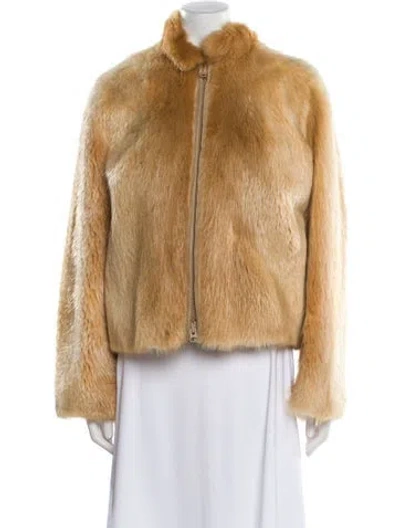 Pre-owned Fur Jacket In Brown