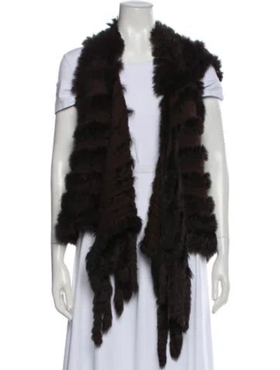 Pre-owned Fur Jacket In Brown