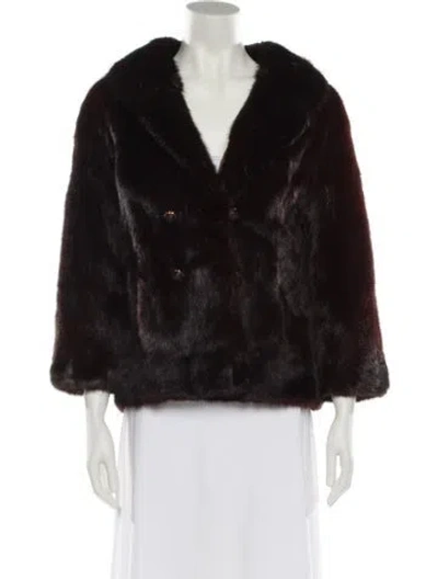 Pre-owned Fur Jacket In Brown