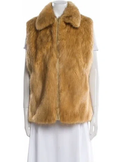 Pre-owned Fur Jacket In Brown